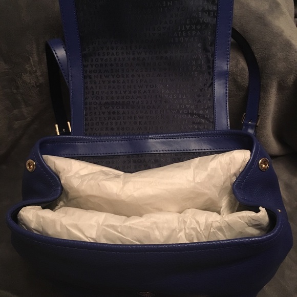 Kate Spade Blue Backpack Purse Bag Perri - Picture 4 of 8